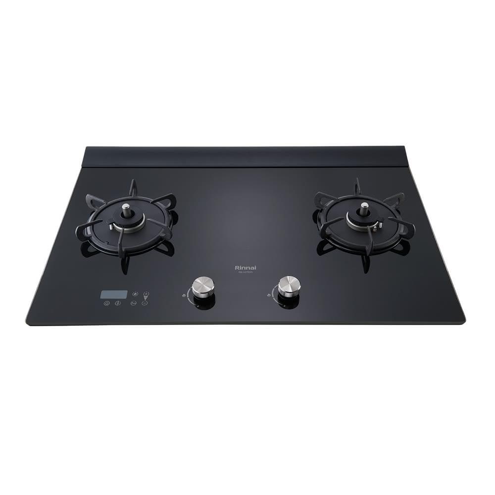 Rinnai 林內 檯面式緻溫玻璃雙口爐 RB-A2760G(B) 含運不安裝
