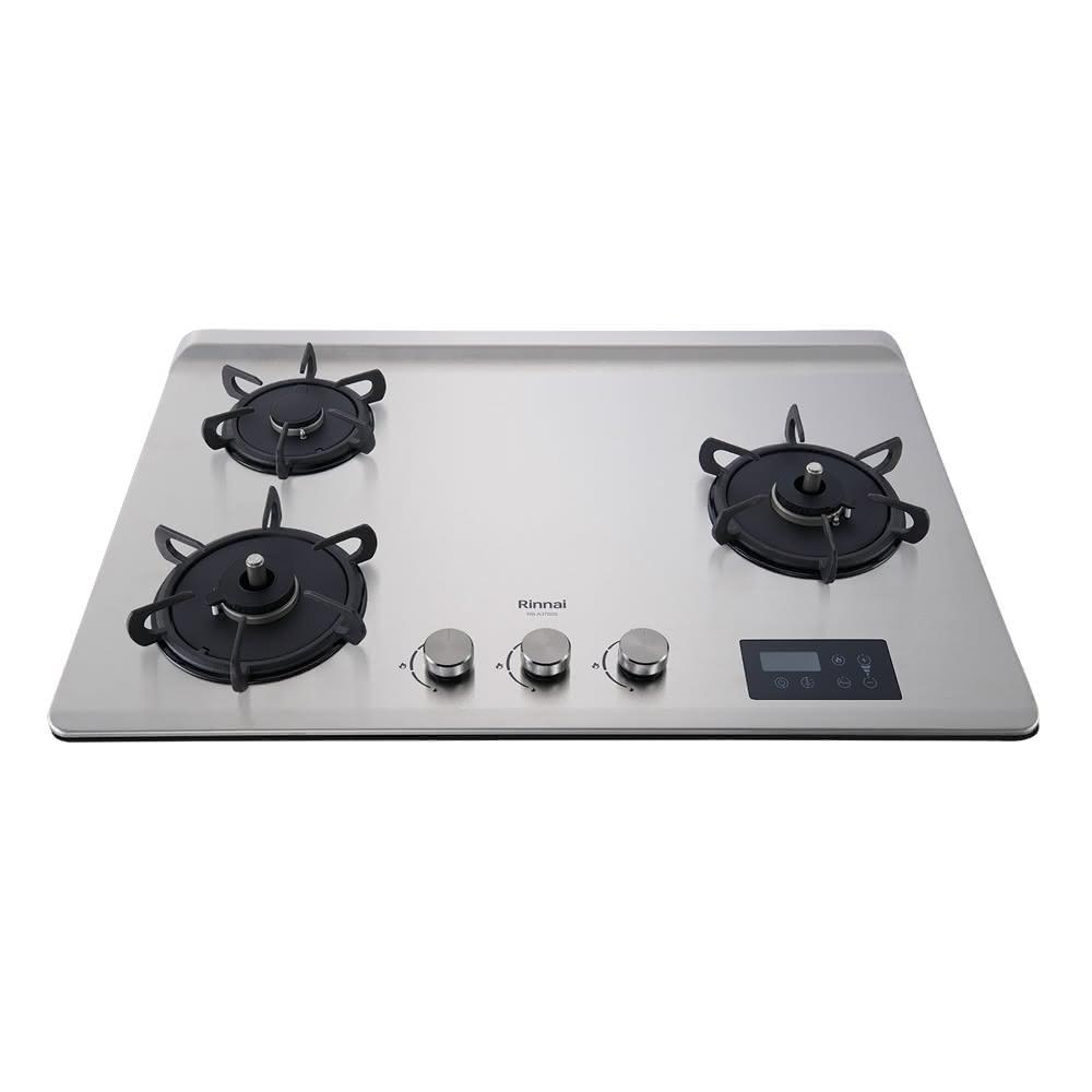 Rinnai 林內 檯面式緻溫不銹鋼三口爐 RB-A3760S(R) 含運不安裝