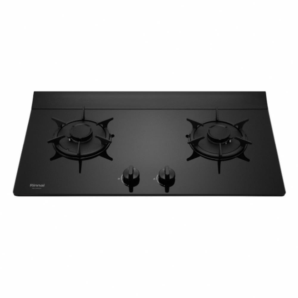 Rinnai 林內 檯面式彩焱玻璃雙口爐 RB-L2610G(B) 含運不安裝