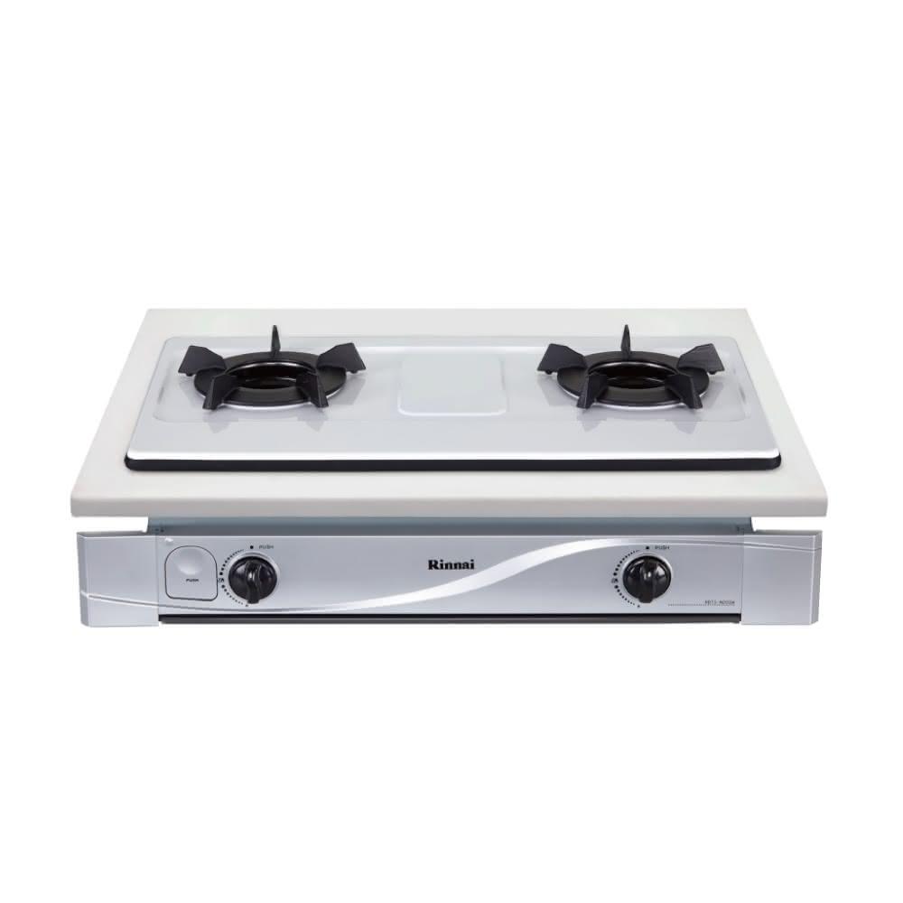 Rinnai 林內 嵌入式內焰琺瑯雙口爐 RBTS-N201W 含運不安裝