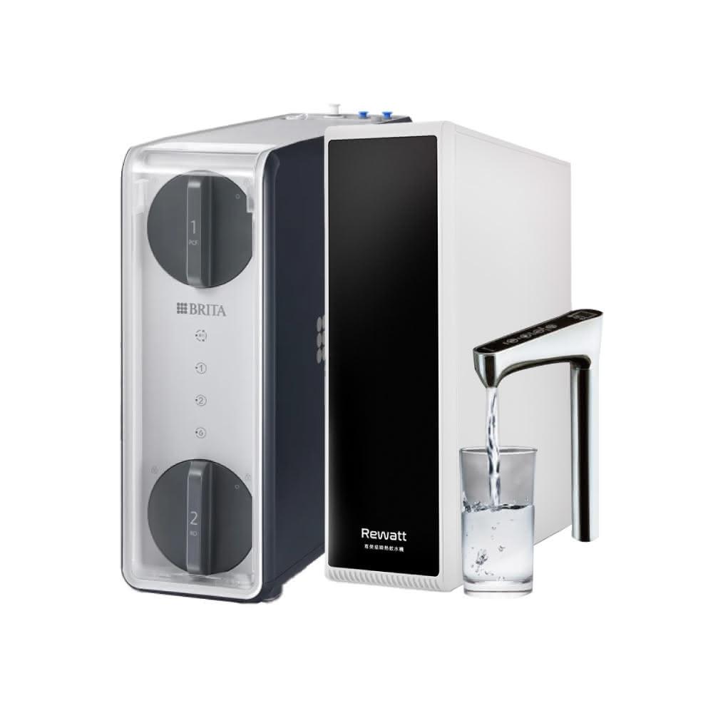 德國 BRITA & Rewatt mypure GR 600 RO直輸淨水系統 搭配 YO-50 櫥下瞬熱雙溫飲水機