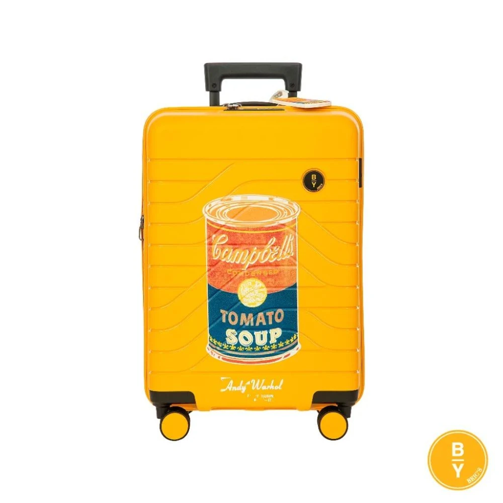 【BRIC S】B|Y Ulisse 安迪沃荷聯名PP 31吋擴充登機箱-芒果黃