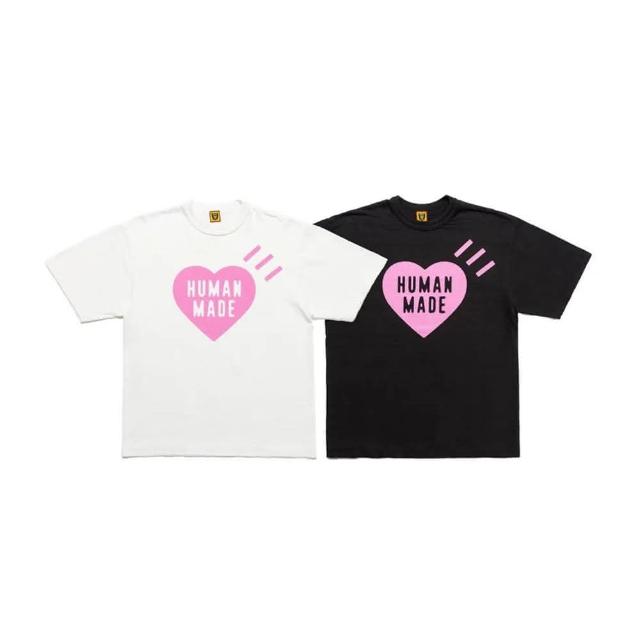 Human Made】Human Made Heart T-Shirt 白粉原宿限定HM26TE018