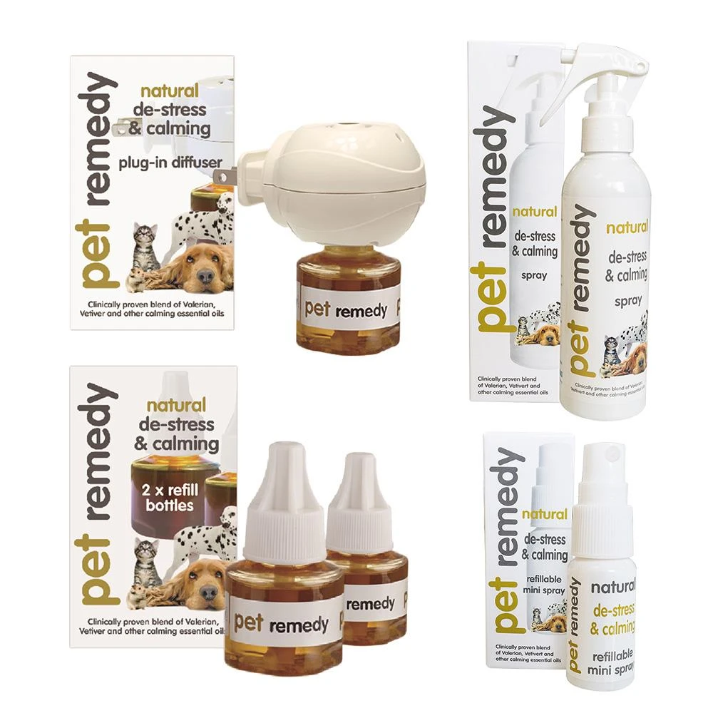 Pet remedy 放輕鬆噴霧隨身瓶 貓咪費洛蒙 插電式 噴霧式（40ml/補充品40ml 2入)