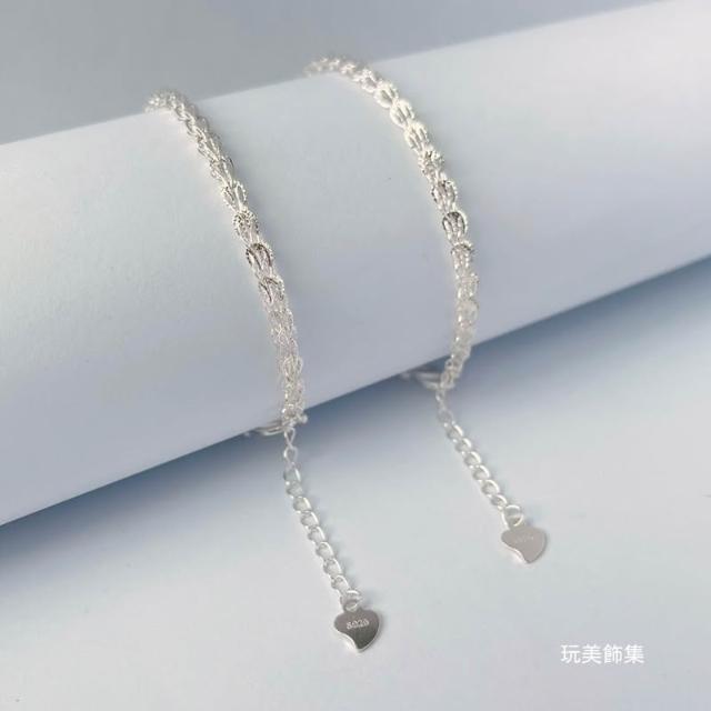 玩美飾集｜現貨，S925全純銀絢麗鳳尾純銀手鍊鳳尾鍊飾品純銀手鍊