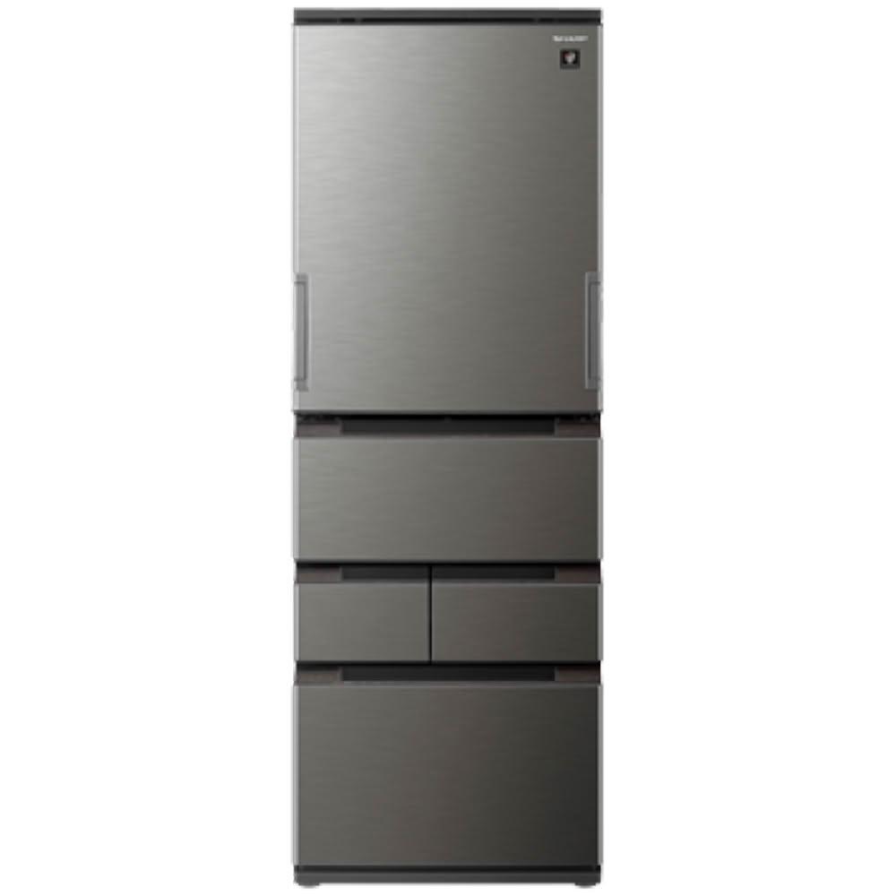 【SHARP 夏普】SJ-PW46KT自動除菌離子左右開任意門變頻冰箱 尊爵灰