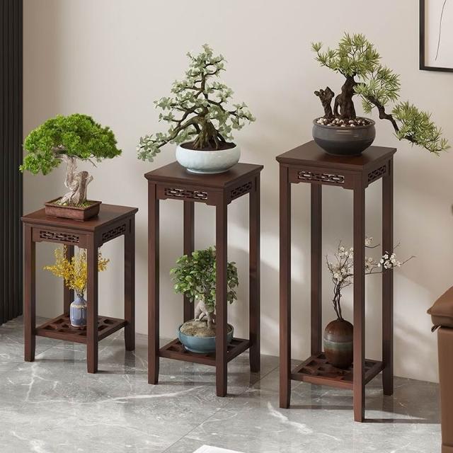 植物架聚寶盆架盆栽架裝飾架藝品架花瓶架財位桌花台四方花台花台櫃花架