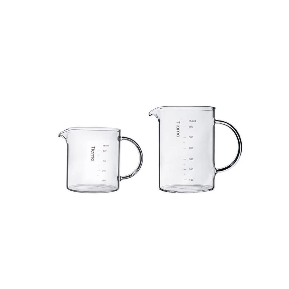 【Tiamo】伴桌｜Tiamo 玻璃咖啡下壺 650ml(厚款) ( 耐熱玻璃壺 咖啡壺 下壺 )
