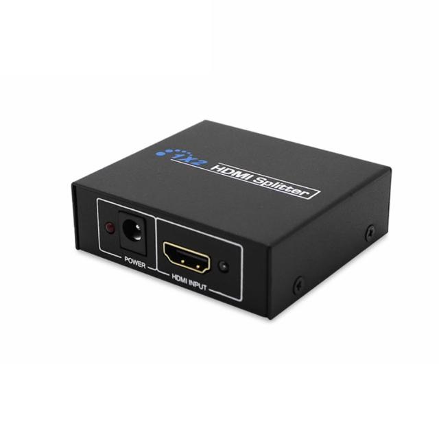 Lococo樂客客 HDMI1.4版一進二出 1分2分配器附電源變壓器