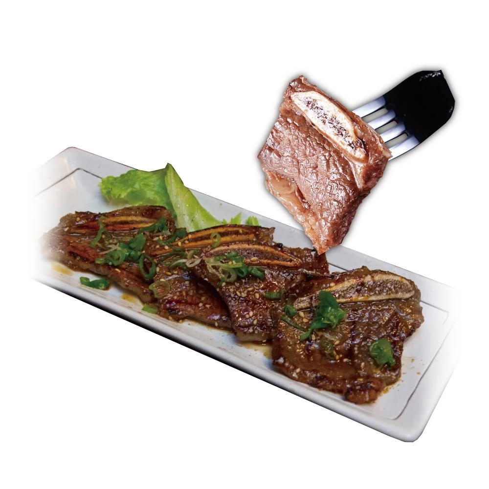 【豪鮮牛肉】美國安格斯帶骨牛小排1包(200g/包/3~6片/單骨切)