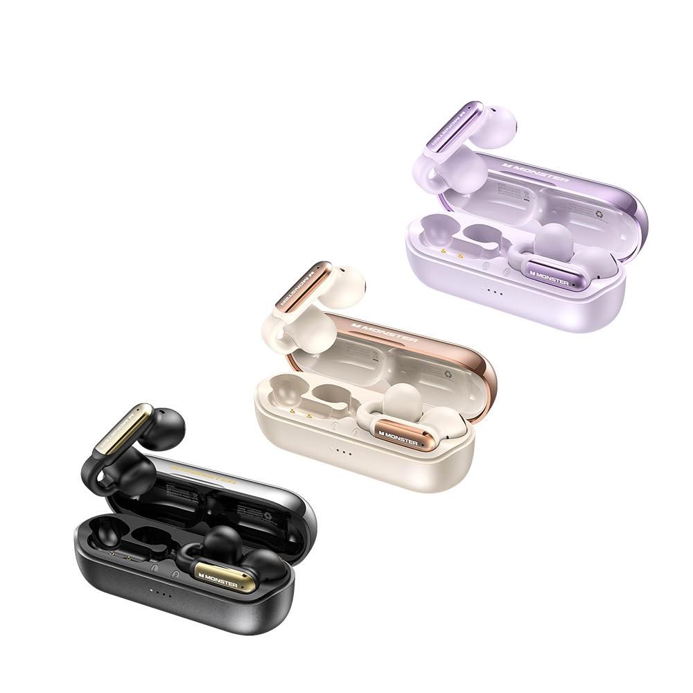 【MONSTER 魔聲】耳夾式藍牙耳機 AC601 (藍牙5.4/IPX5防水)