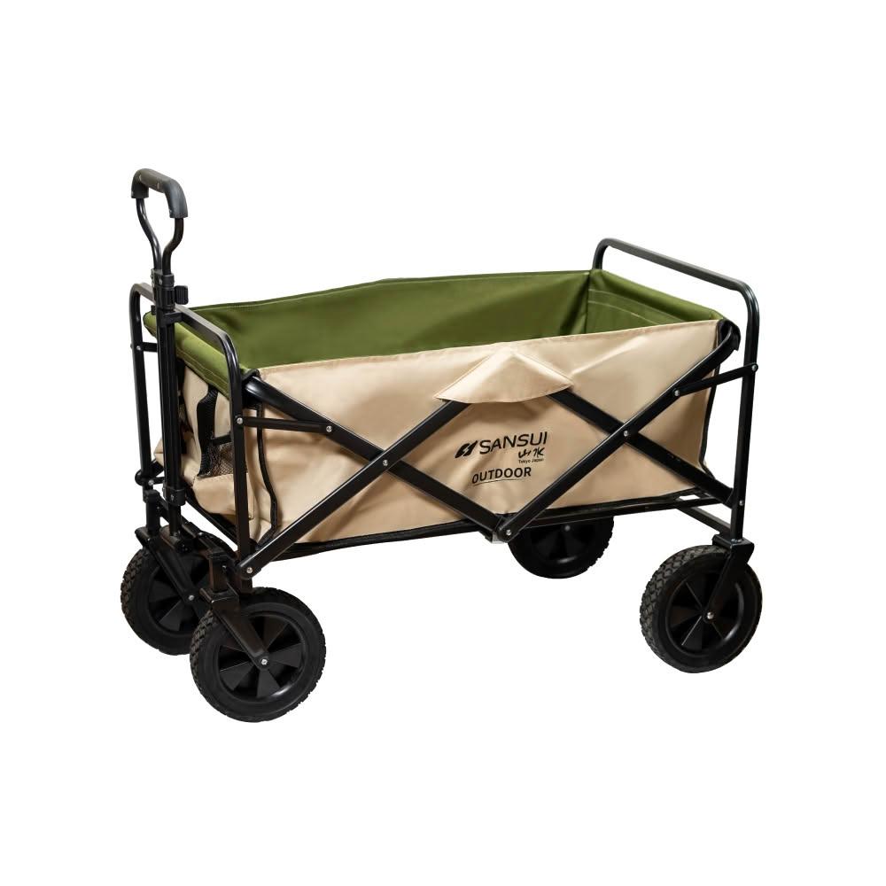 【SANSUI 山水】多用途戶外露營推車 折疊推車 行李車 露營 拖車 寵物推車 SC-PC08