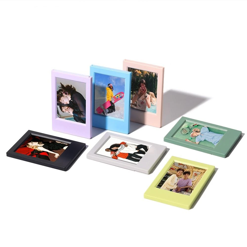拍立得 instax mini 底片相框｜純色相框站立小相框｜適用於 mini 底片相片｜適用相片尺寸 86x54mm