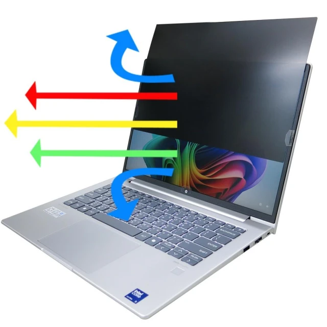【Ezstick】HP ProBook 440 G11 NB 防窺片｜檔片式固定設計｜防藍光/防眩光｜左右或四向視角選擇｜180度/左右防窺