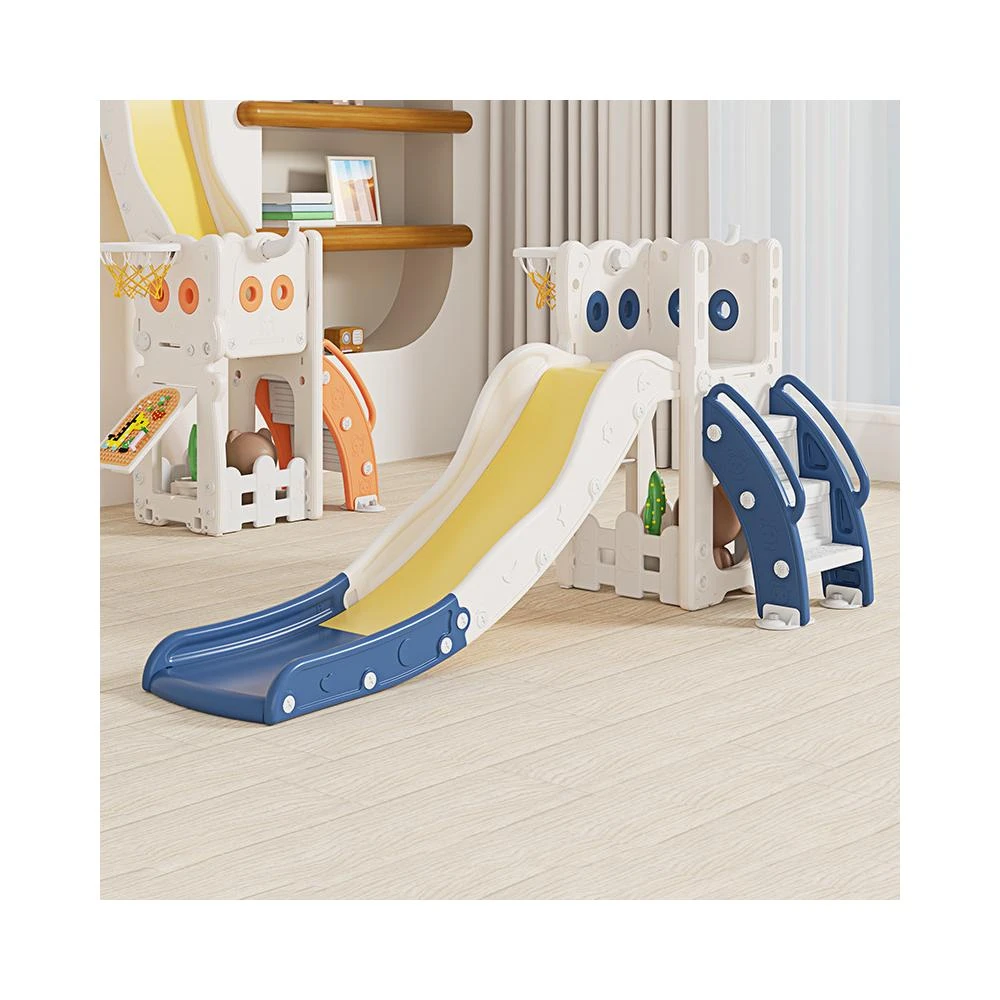 兒童滑滑梯室內家用可折疊嬰幼兒玩具家用小型寶寶滑梯小型遊樂場