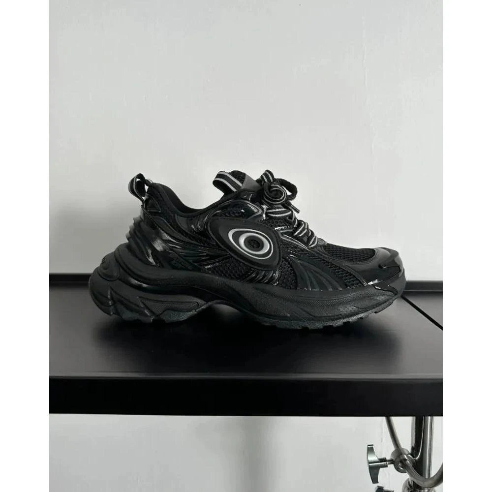 OLD ORDER Turbo GT 厚底增高平替老爹鞋黑銀