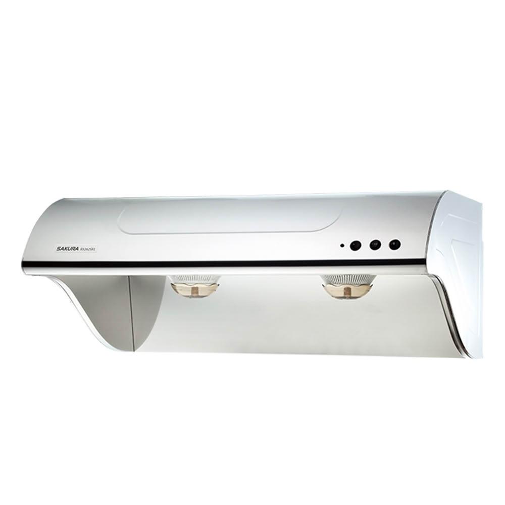 SAKURA櫻花 90公分 斜背式除油煙機 高速雙渦輪+雙效除油 R3262