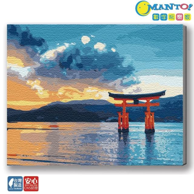 Manto】台灣製DIY數字油畫-壯麗聖峰・富士山|超取專用大小
