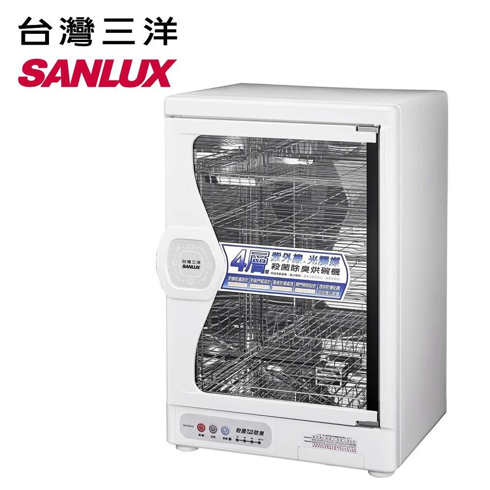 【SANLUX 台灣三洋】85L四層微電腦定時烘碗機 SSK-85SUD