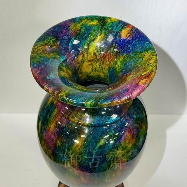 台湾　七彩玉花瓶　【新品】 TP0006603_676407_08.jpg