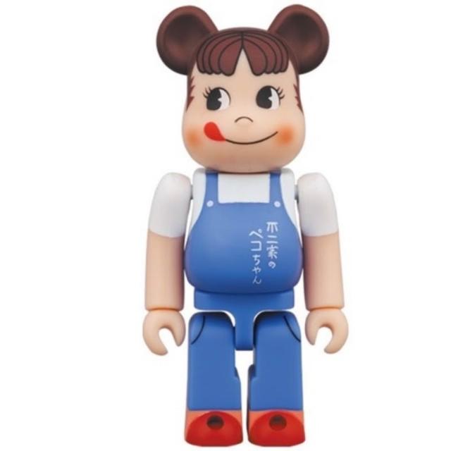 BE@RBRICK】BE@RBRICK 庫柏力克熊ペコちゃんThe overalls girl 100