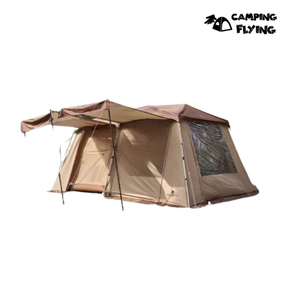 MOBIGARDEN 假日山居13 小屋帳 屋脊帳篷 小屋造型 自動帳 台灣現貨 campingflying 想露飛飛