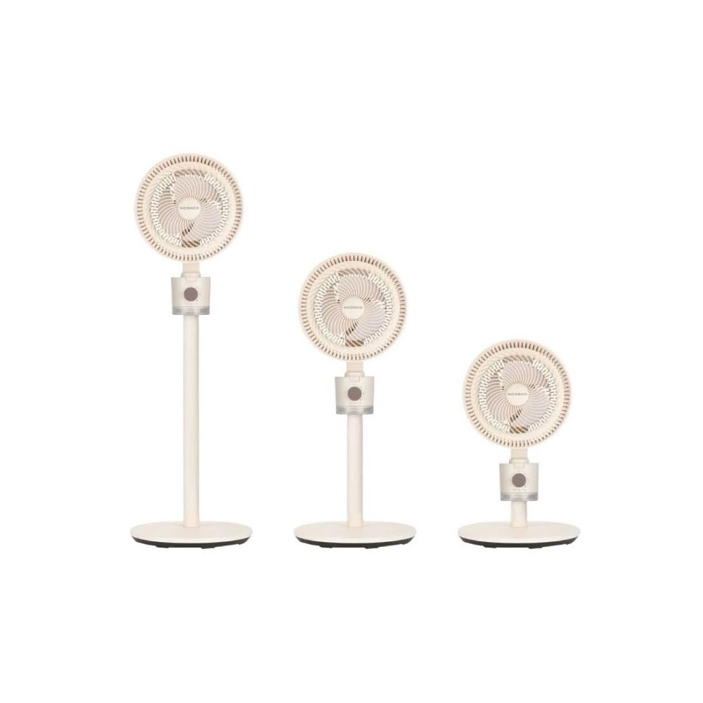 【NICONICO】美型小夜燈桌立兩用循環扇 NI-GS2306