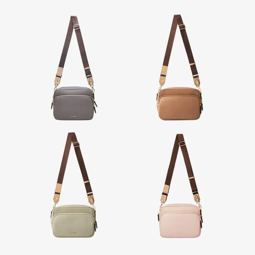 S'AIME】SAIME 東京企劃頭層真皮雙層相機方包