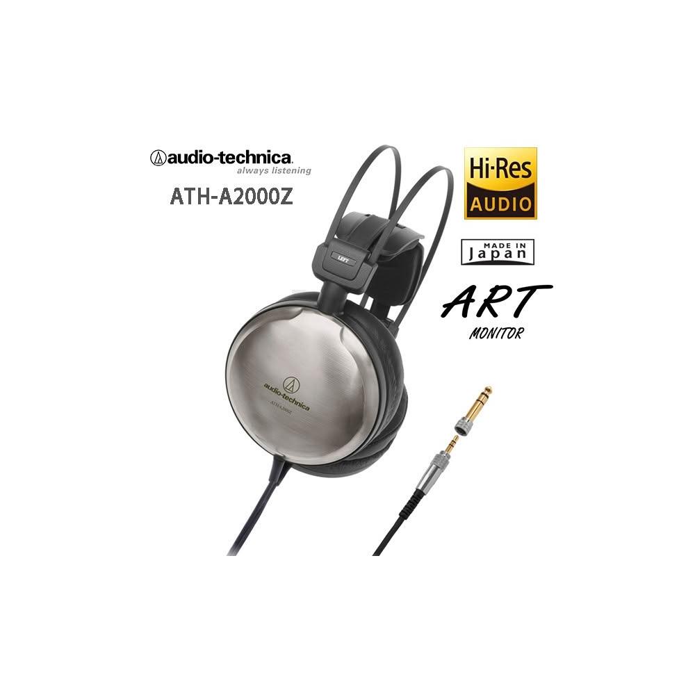 日本製 鐵三角 ATH-A2000Z (贈收納袋) Hi-Res音效 密閉式動圈型耳罩式耳機,公司貨保固