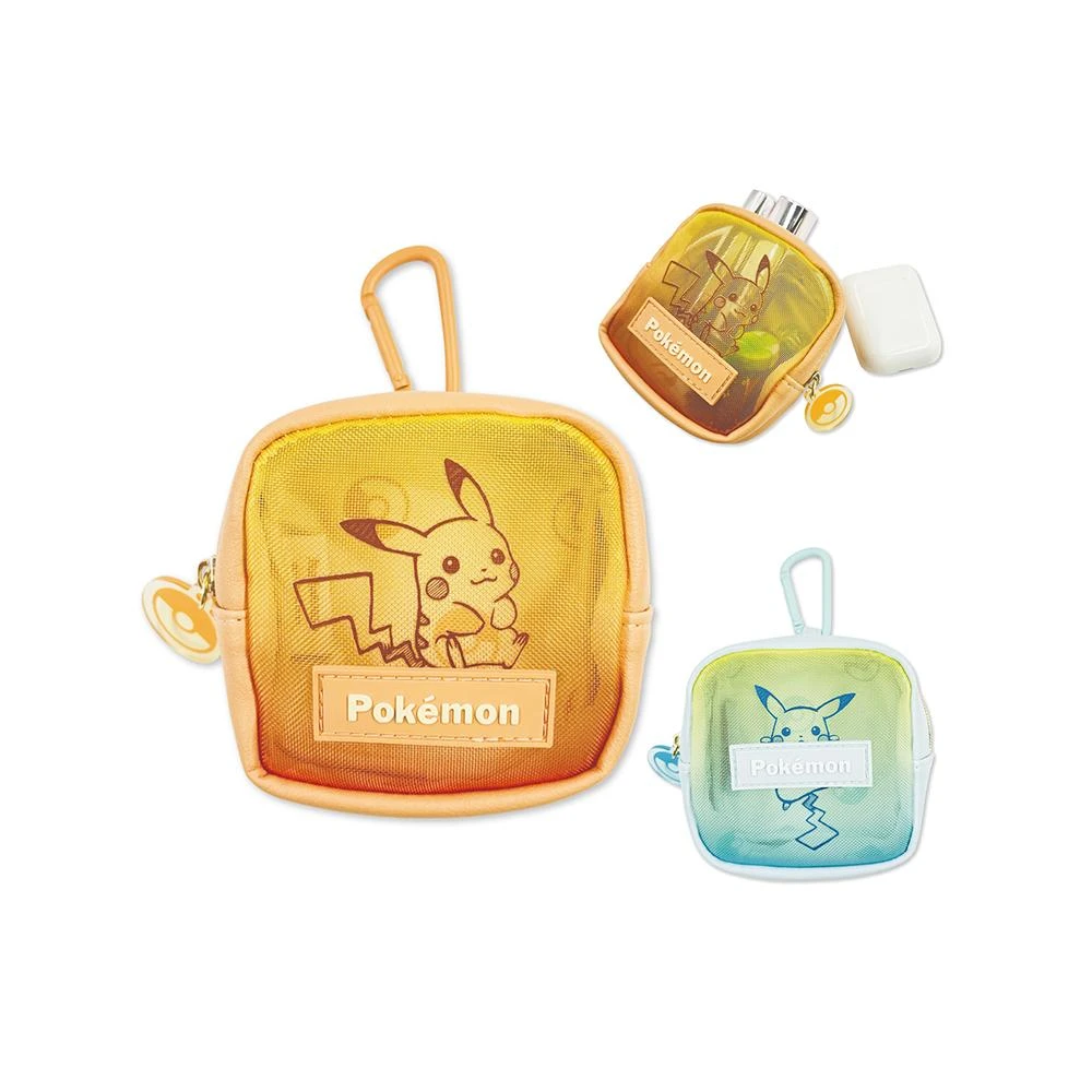 【POKEMON 精靈寶可夢】寶可夢 小物收納包 包包吊飾 耳機收納 化妝品收納 收納小包 零錢包 神奇寶貝 日本正版 該該貝比日本精品