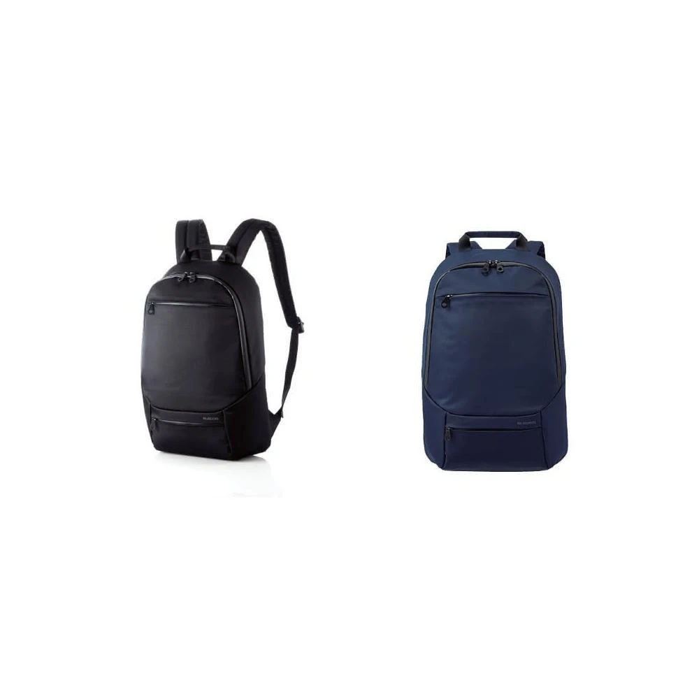 【ELECOM】抗菌電腦後背包 15.6吋-黑/藍