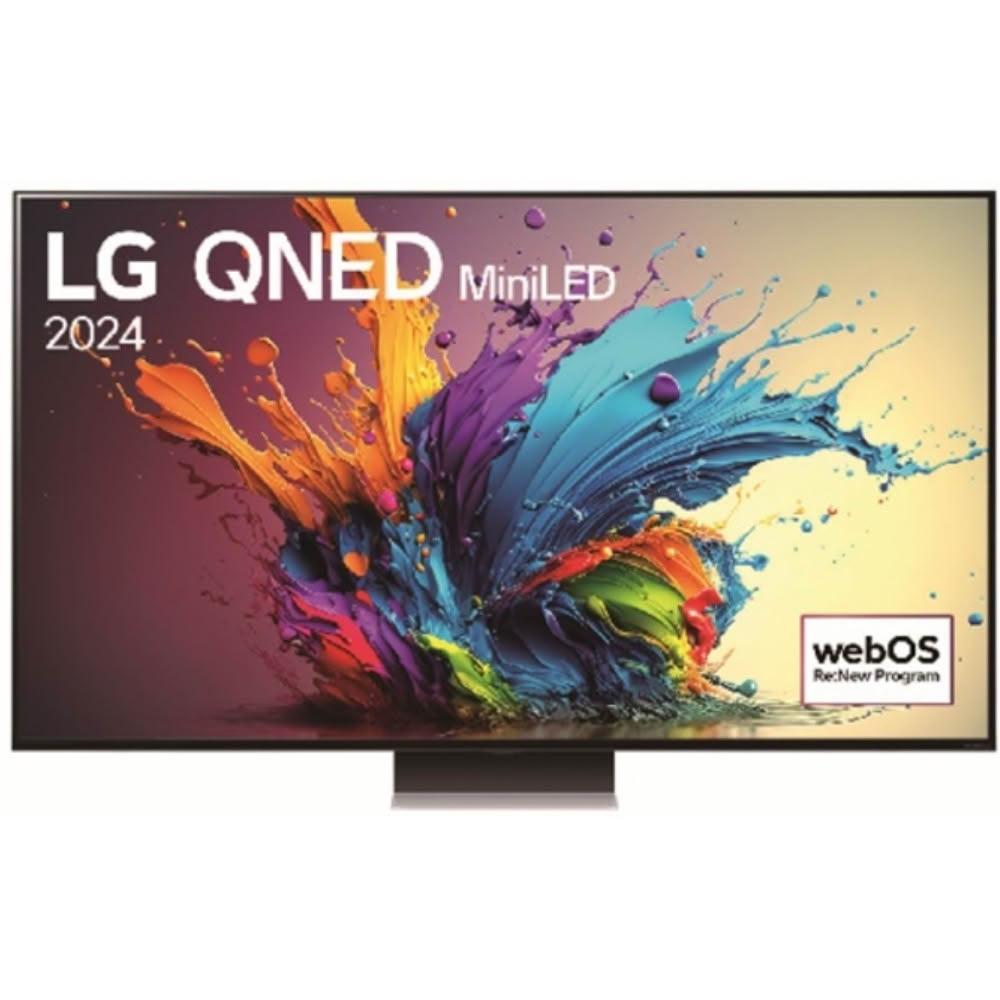【LG 樂金】(含壁掛安裝+送原廠壁掛架)86吋奈米miniLED4K連網智慧顯示器86QNED91TTA