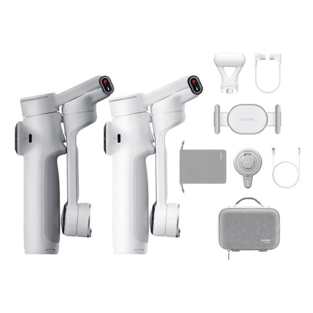 【Insta360】Flow 2 PRO 磁吸手機三軸穩定器 創作者套裝 收納包組 (原廠公司貨)