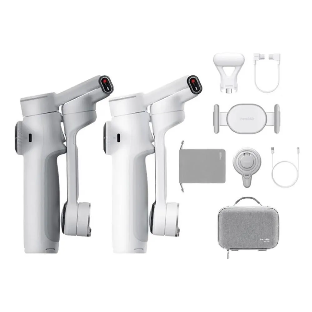Insta360】Flow 2 PRO 磁吸手機三軸穩定器AI 追蹤模組套裝(原廠公司貨)