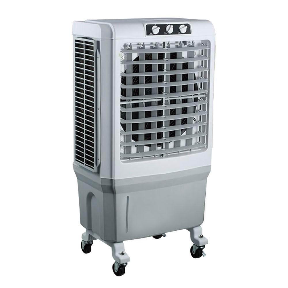 LAPOLO藍普諾 LA-40L180W LAPOLO藍普諾 LA-40L180W 水冷扇,中國製造,尺寸620x400x1030mm,重量17kg,消耗電功率180W,支援110V/60Hz,三段風速調節,40L大水箱容量,無風扇葉設計,提供涼爽無噪音環境,BSMI許可R43650,馬達5年保固、主機1年保固,適合炎熱夏季室內外使用,高效水冷降溫首選。