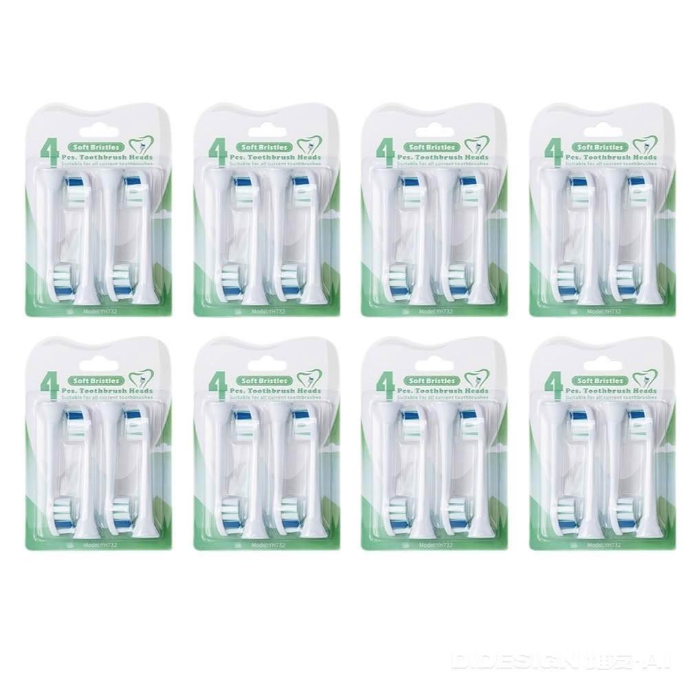 【西歐科技】破盤價副廠音波震動刷頭(相容飛利浦HX3/6/8/9全系列都可以通用)8入 CME-YH-732