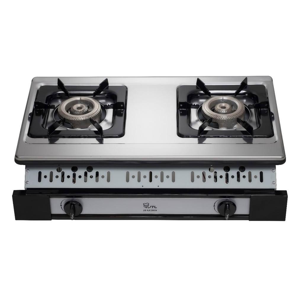 【喜特麗】(全省安裝)二口嵌入爐瓦斯爐天然氣JT-GU205S-NG1
