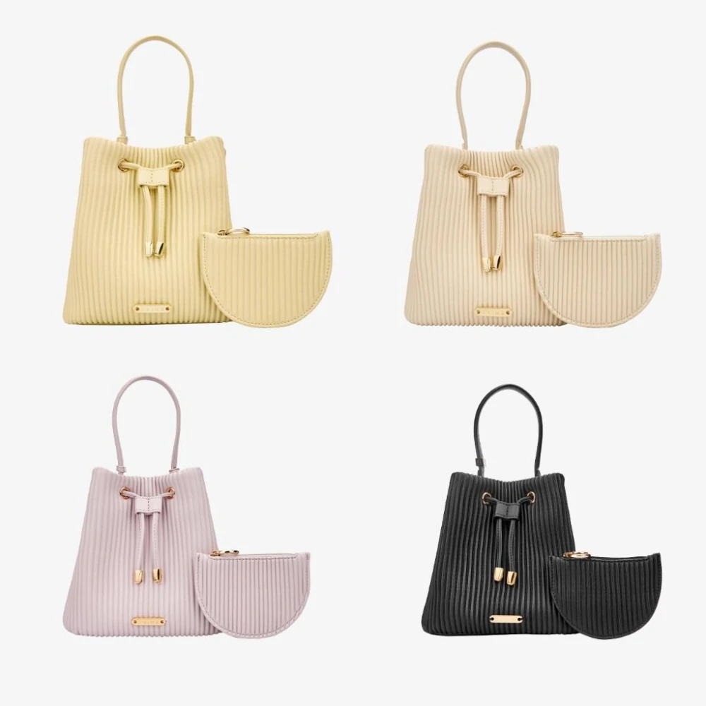 送料込★S’AIME★菱格絎縫束口小水桶包★2way キルティングBAG S'AIME 菱格絎縫束口小水桶包｜S'AIME 東京企劃