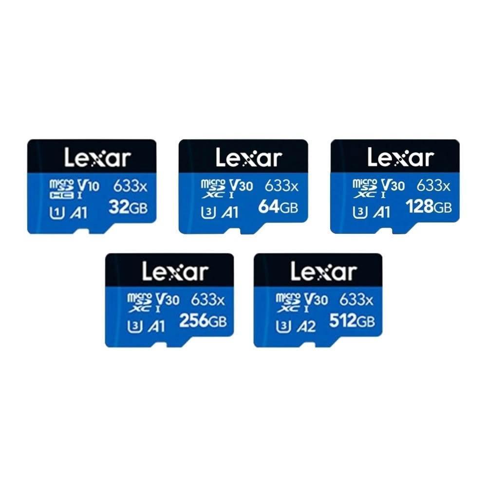 【Lexar 雷克沙】Lexar雷克沙｜MicroSD 記憶卡  小米｜米家攝影機監視器 32G 64G 128G 256G U1