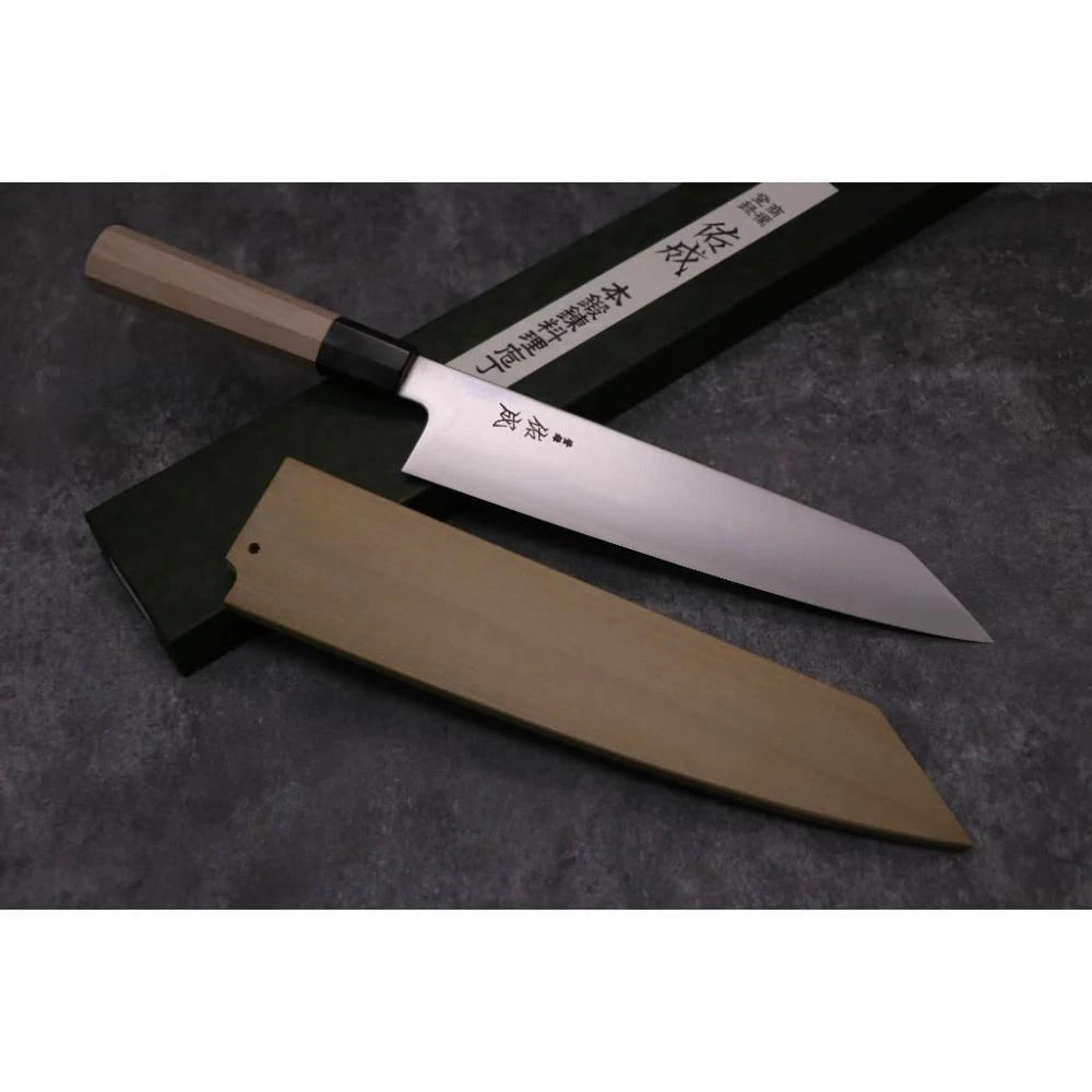 佑成24cm和牛刀 佑成🔪SG-2粉末鋼大馬士革劍形和牛刀24cm 三銀卷柄⭕️