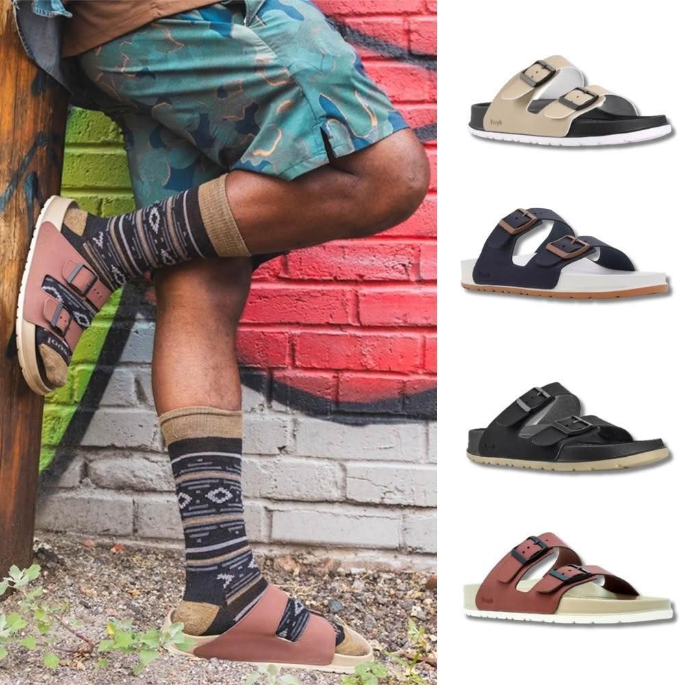 【People Footwear】LENNON HERITAGE 藍儂 版-極黑 休閒鞋 洞洞鞋 EVA鞋 水鞋 平底鞋  極黑 蘑菇棕 極黑色 