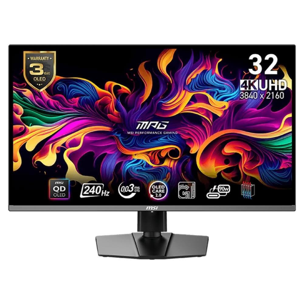 【MSI 微星】321URX QD-OLED 電競顯示器32型/4K/240Hz/0.03ms/ClearMR 13000