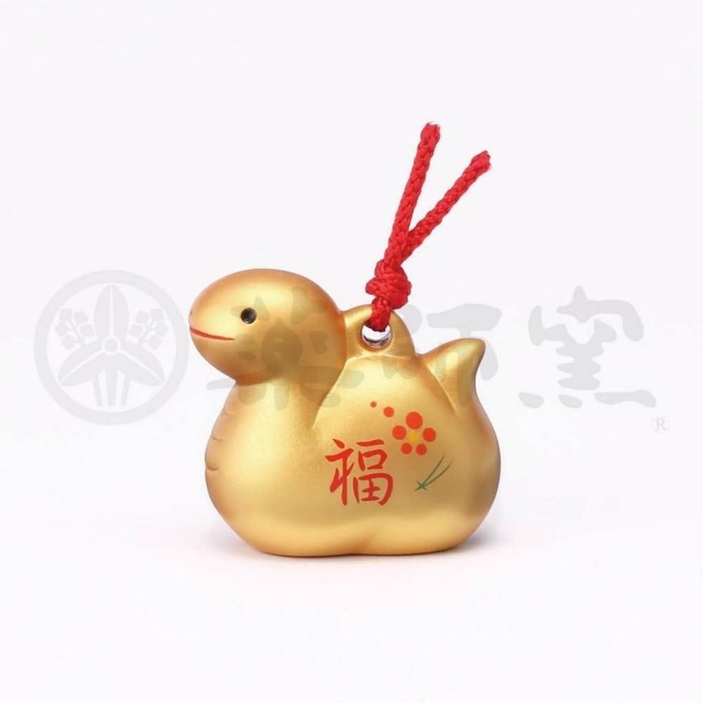 日本藥師窯】日本製蛇年限定藥師窯錦彩招福土鈴巳etoya-84 陶製2025年