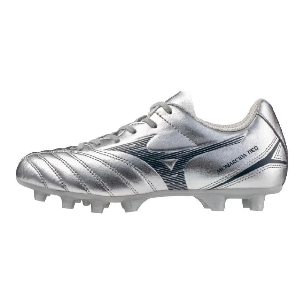 【MIZUNO 美津濃】MIZUNO MONARCIDA NEO III SELECT 中童 小朋友 足球鞋 大釘 寬楦 P1GB252504