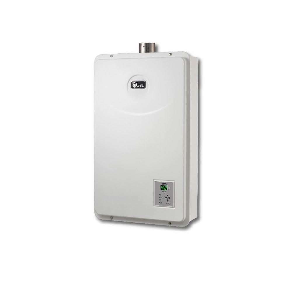 【喜特麗】JT-H1652 FE式強制排氣 16L 數位恆慍熱水器+GRUNDFOS 葛蘭富 熱水器加壓機【省錢王居家生活館】