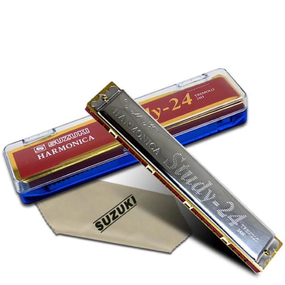 【SUZUKI 鈴木】Study-24 複音口琴 C調 口琴 國小指定口琴