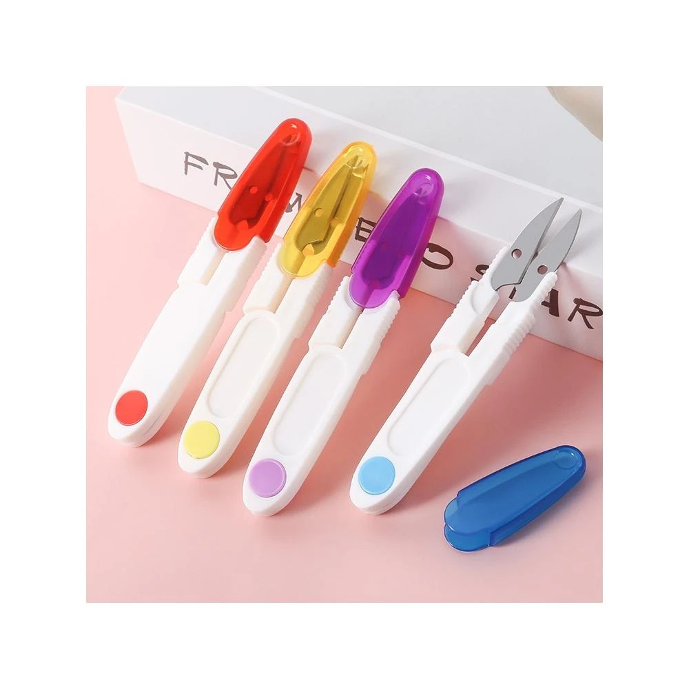 台灣發票快速出貨  裁縫彈簧紗剪 縫紉剪 安全線剪 U型剪 魚線剪 線頭剪 紗剪 十字繡剪 彈簧剪 布剪 刺繡剪