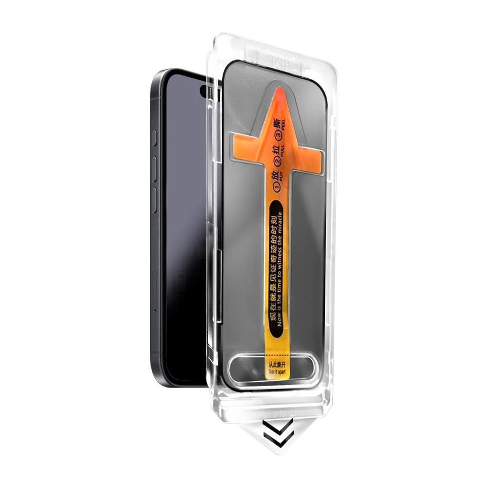 【Relight 睿亮】無塵艙防窺保護貼 適用iPhone16 16e 15 11-13 XR9H硬度 防摔防塵 秒貼快速 手殘救星 玻璃貼