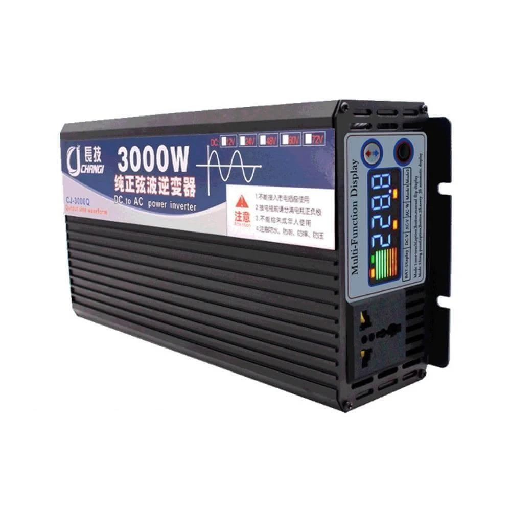12V轉110V 逆變器 車載電源轉換器 3000/4000W逆變器 應急設備 應急電源 直流轉交流 車用逆變器