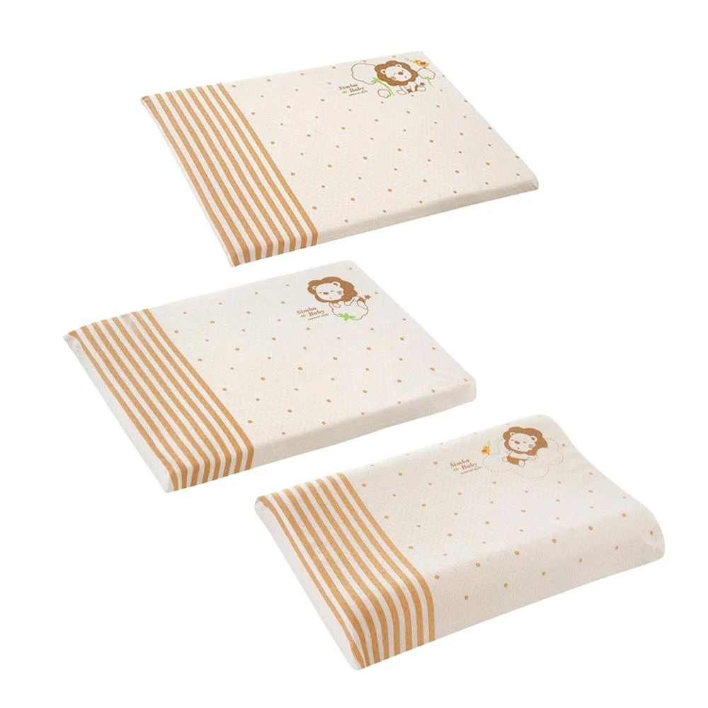 【Simba 小獅王辛巴】有機棉乳膠舒眠枕-S/M/L 嬰兒枕/寶寶枕/幼兒枕 (寶寶共和國)